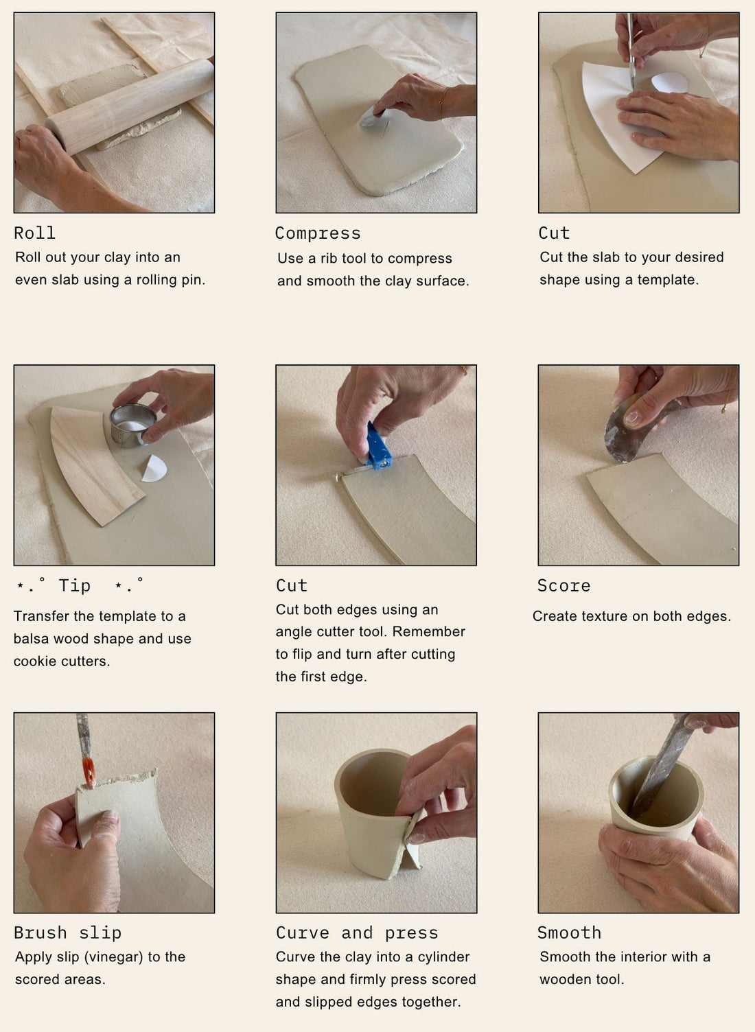 Step-by-Step Guide: Making Mugs with Pottery Slab Templates