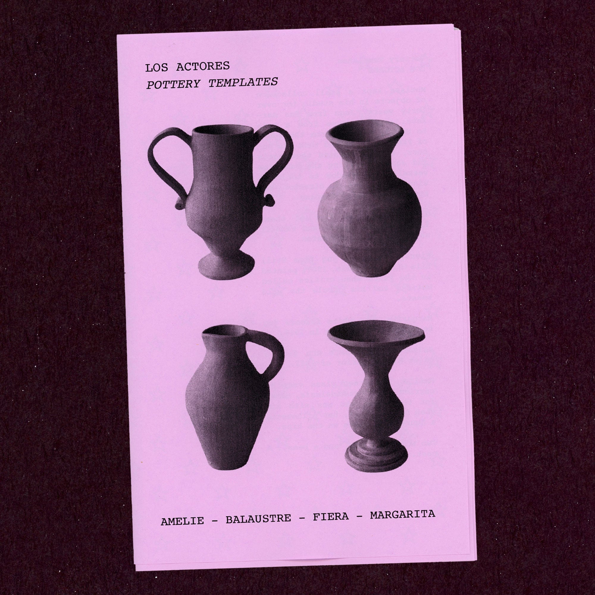 4 Vases Pottery Template Bundle | Printed Booklets + PDFs
