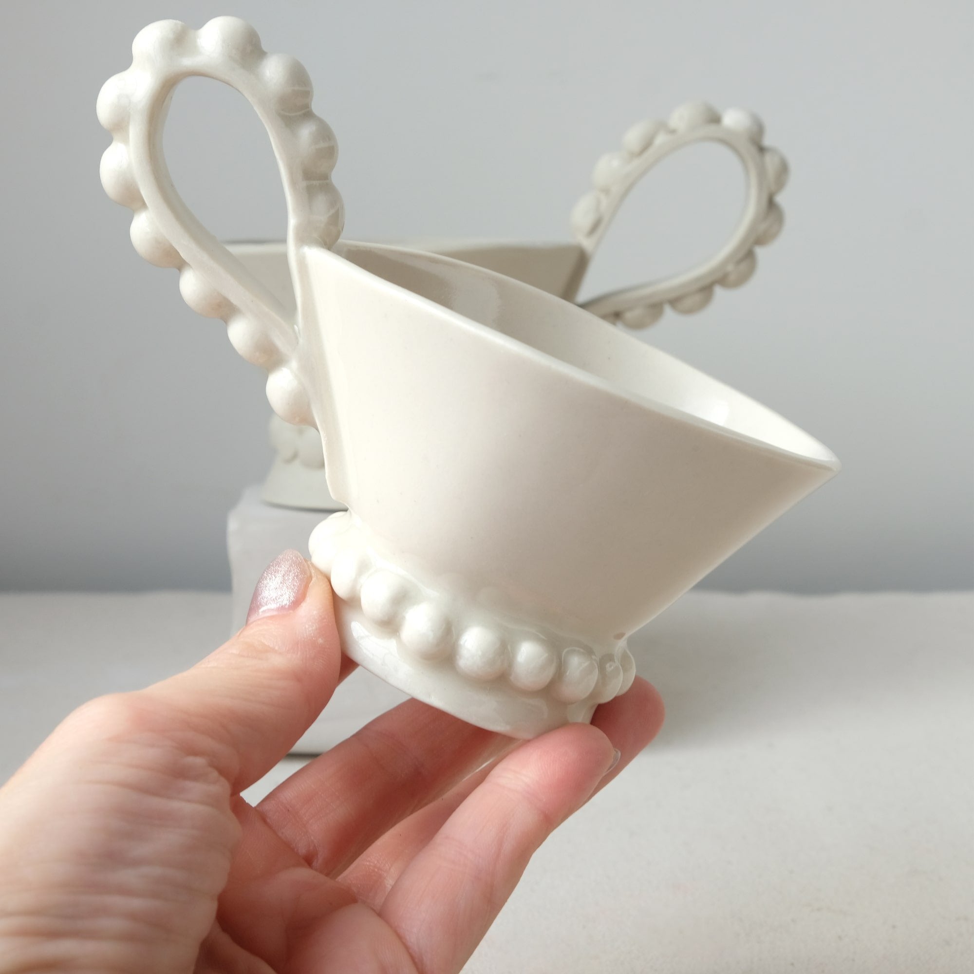 Beaded Cup Pottery Template