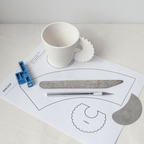 Slab Cappuccino Conic Cup Template