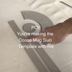 Cocoa Mug Pottery Slab Template + Video