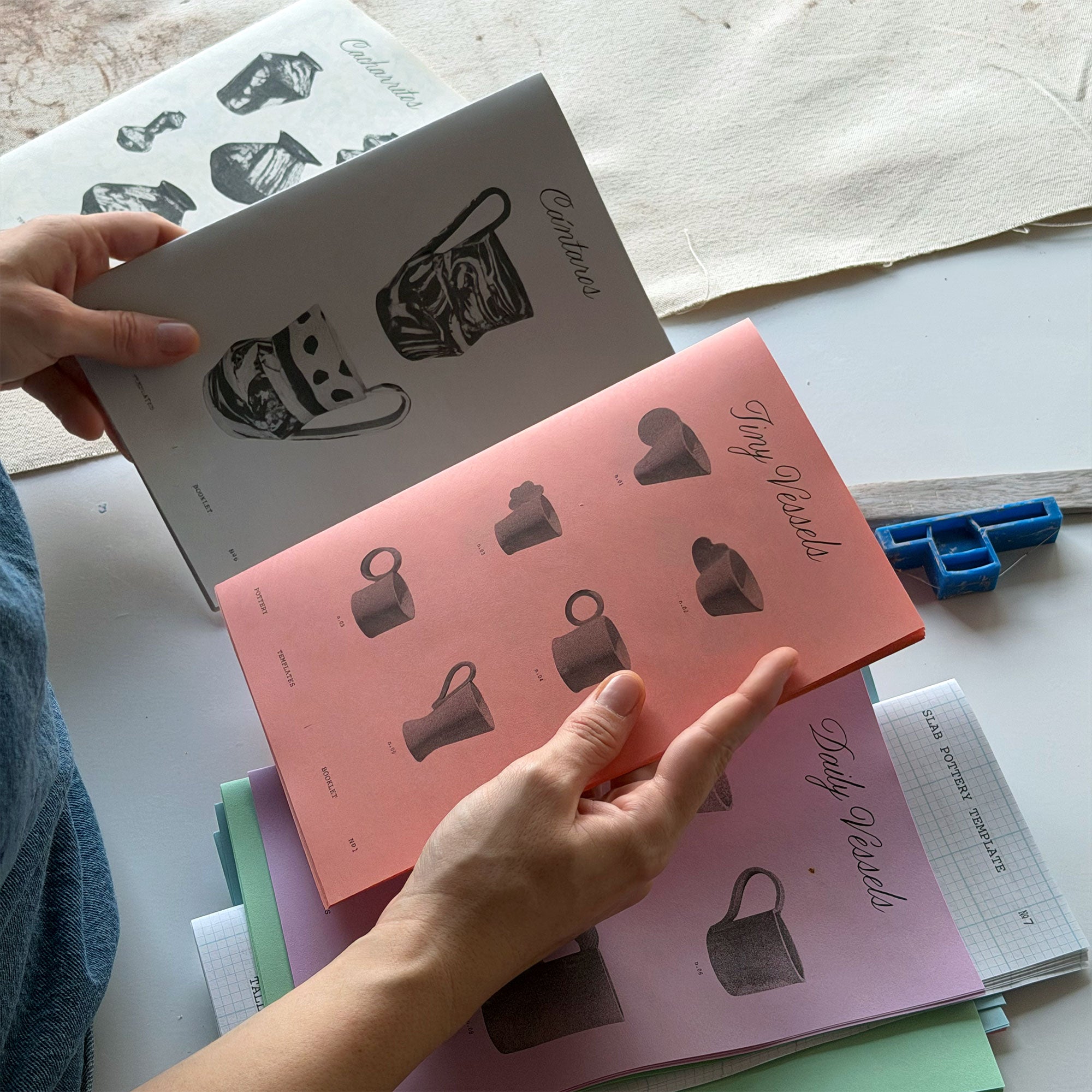 Complete Pottery Slab Templates Collection | Printed Booklets + PDFs