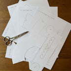 Pottery Slab Template Bundle - Flower Cup Scalloped Cup Footed Cup | PDF