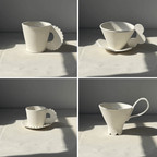 Pottery Slab Template Bundle - Flower Cup Scalloped Cup Footed Cup | PDF