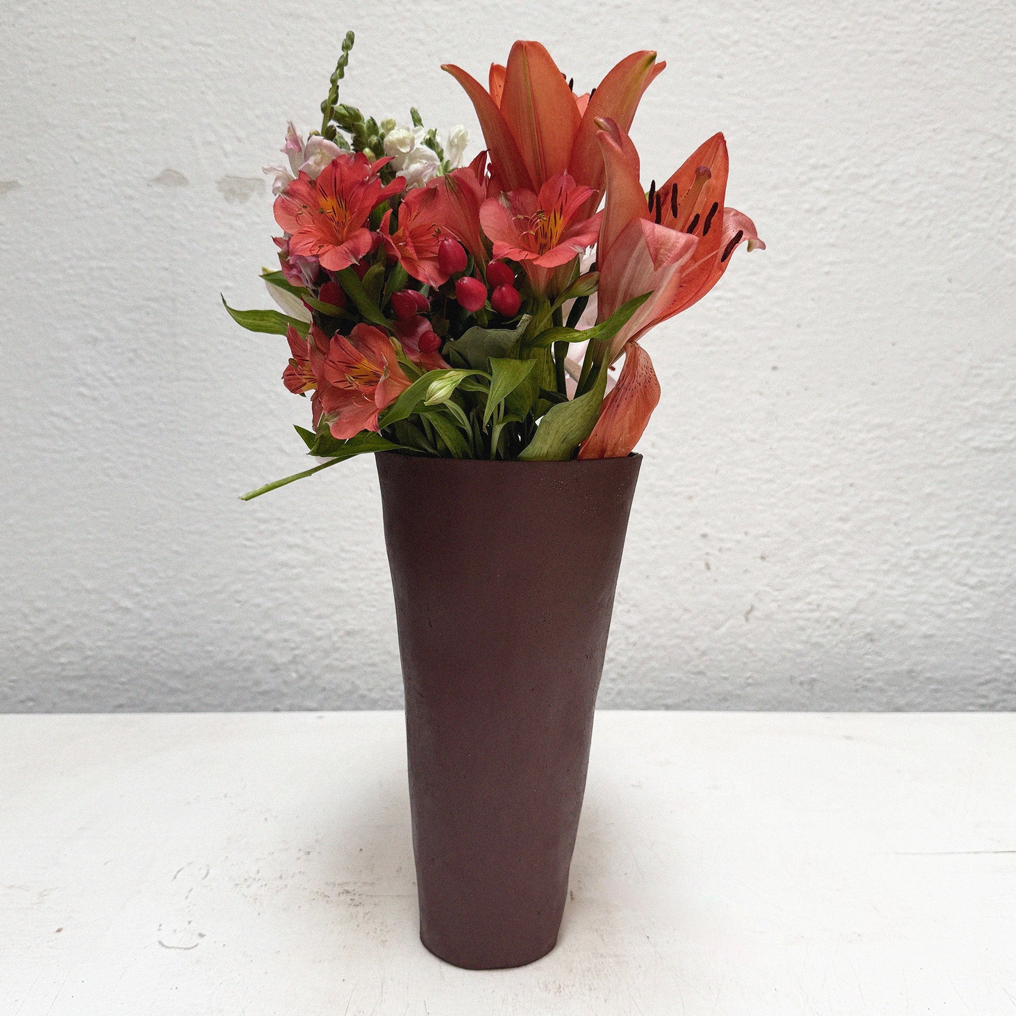 Free Slab Flower Vase Template