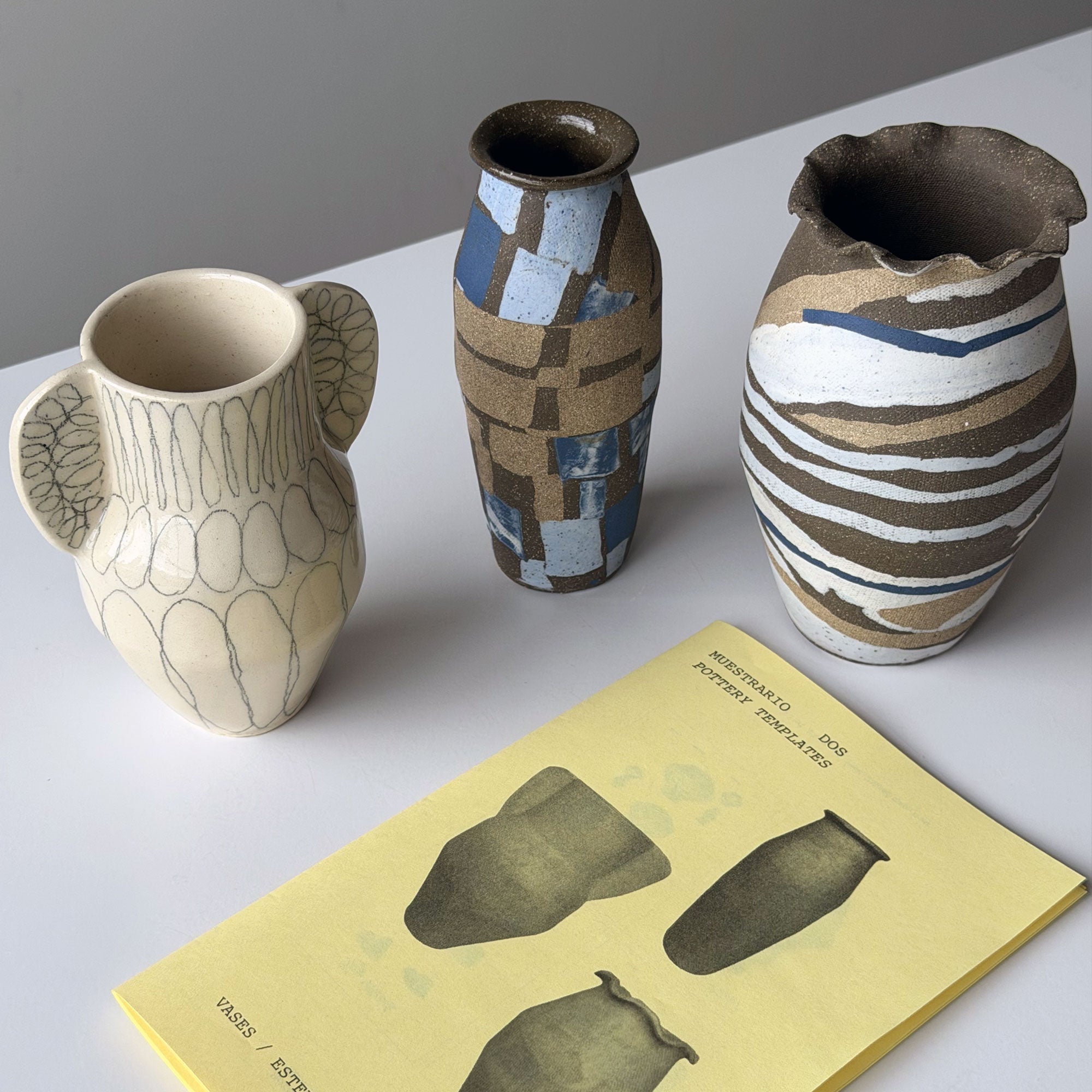 Slab Building Templates Small Vases Bundle | Printed Booklets + PDFs