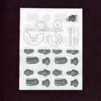 Set of 4 Risograph Postcards
