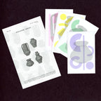Set of 4 Risograph Postcards