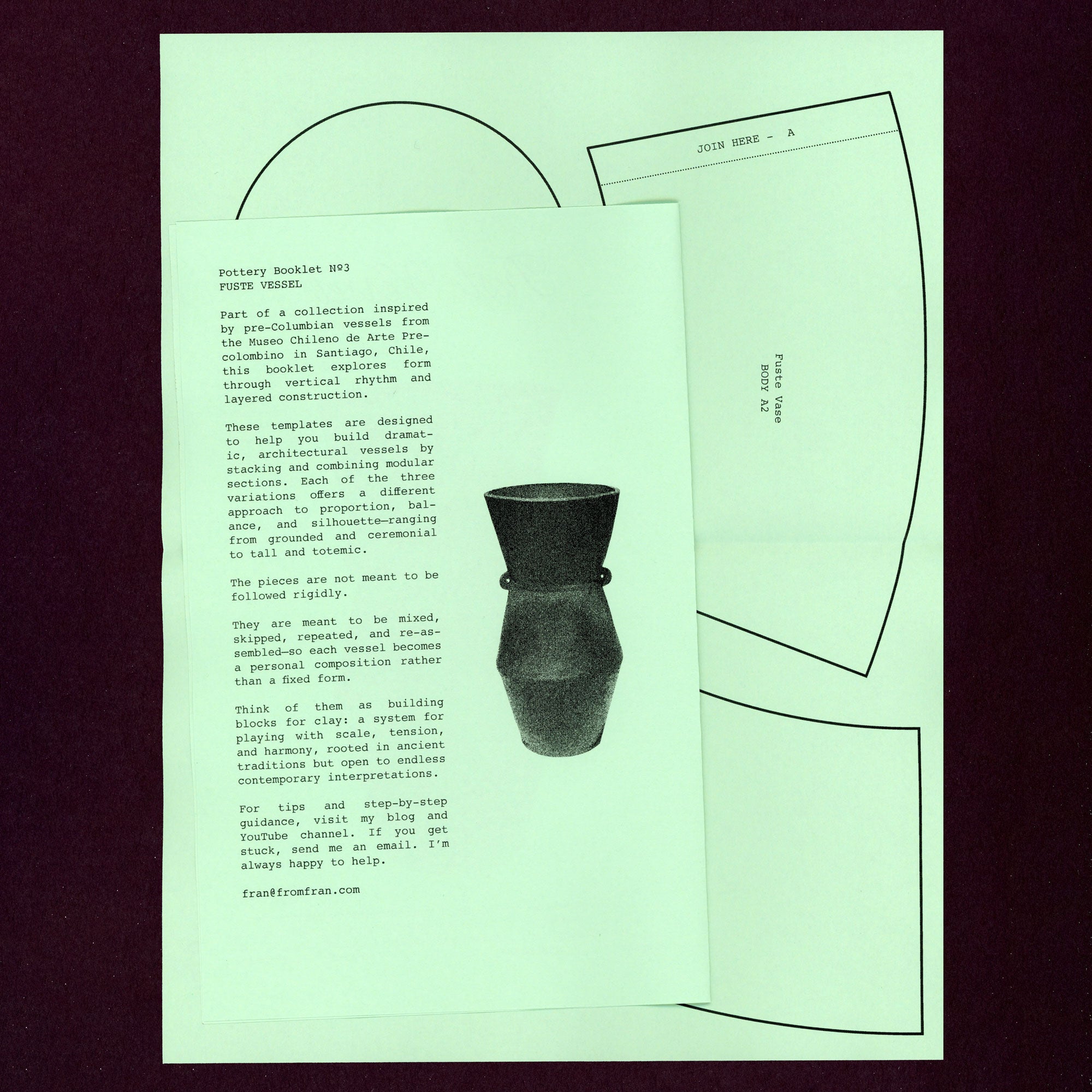 Fuste Vessel — Booklet Nº3
