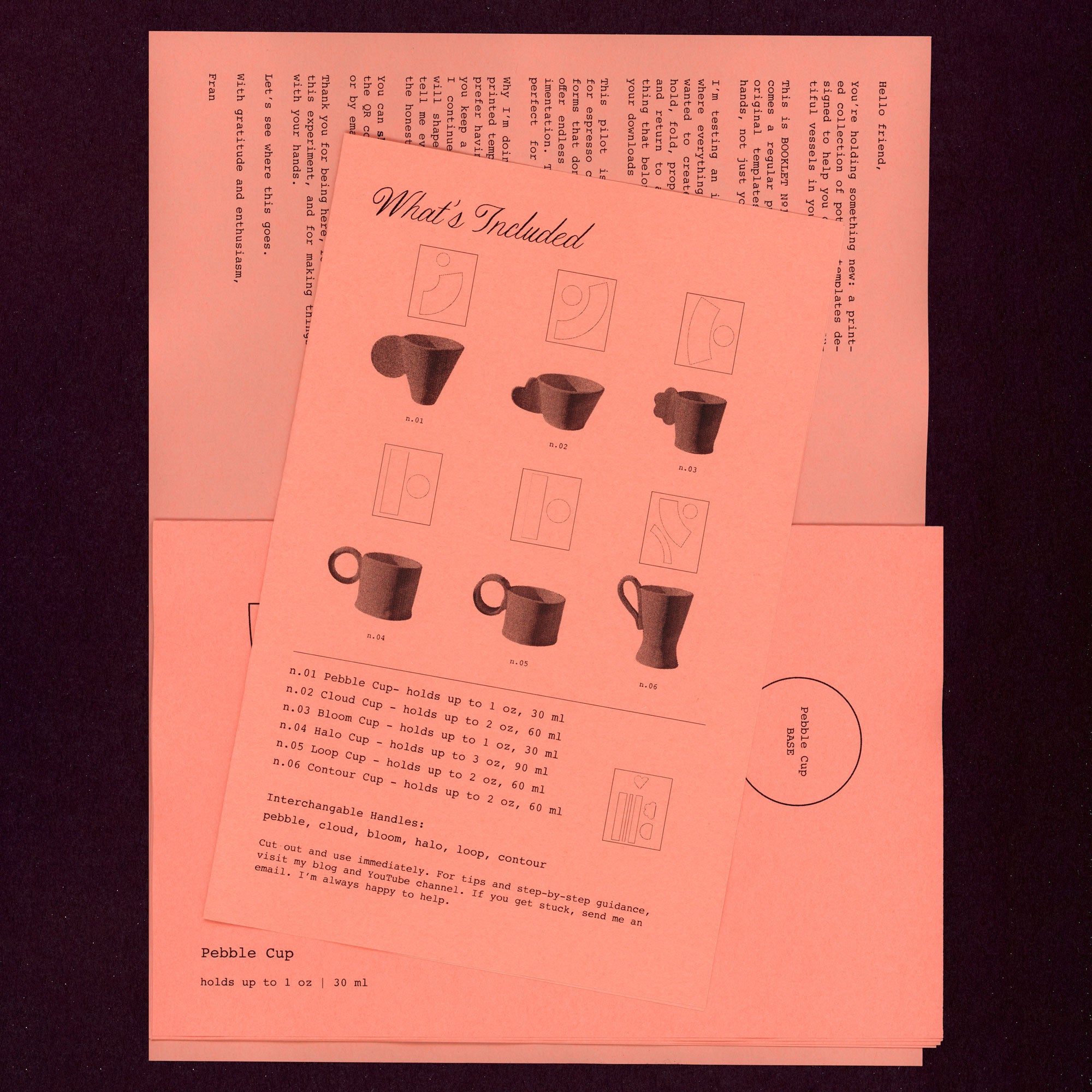 Tiny Vessels — Booklet Nº1