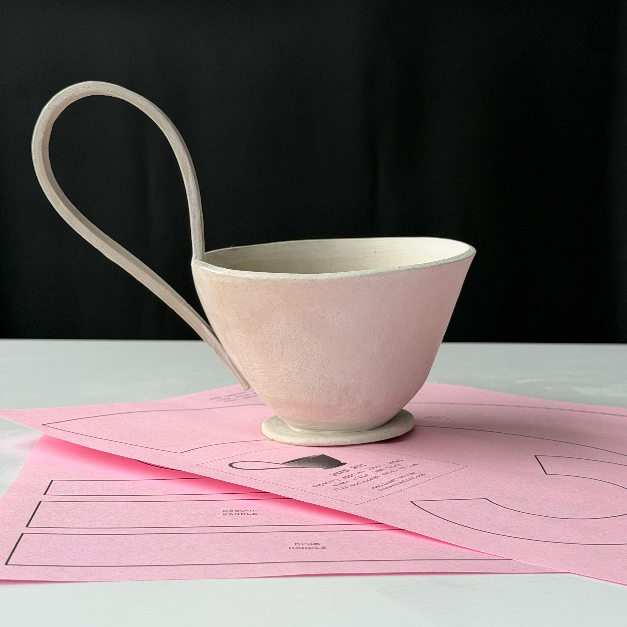 Swan Slab Mug Template
