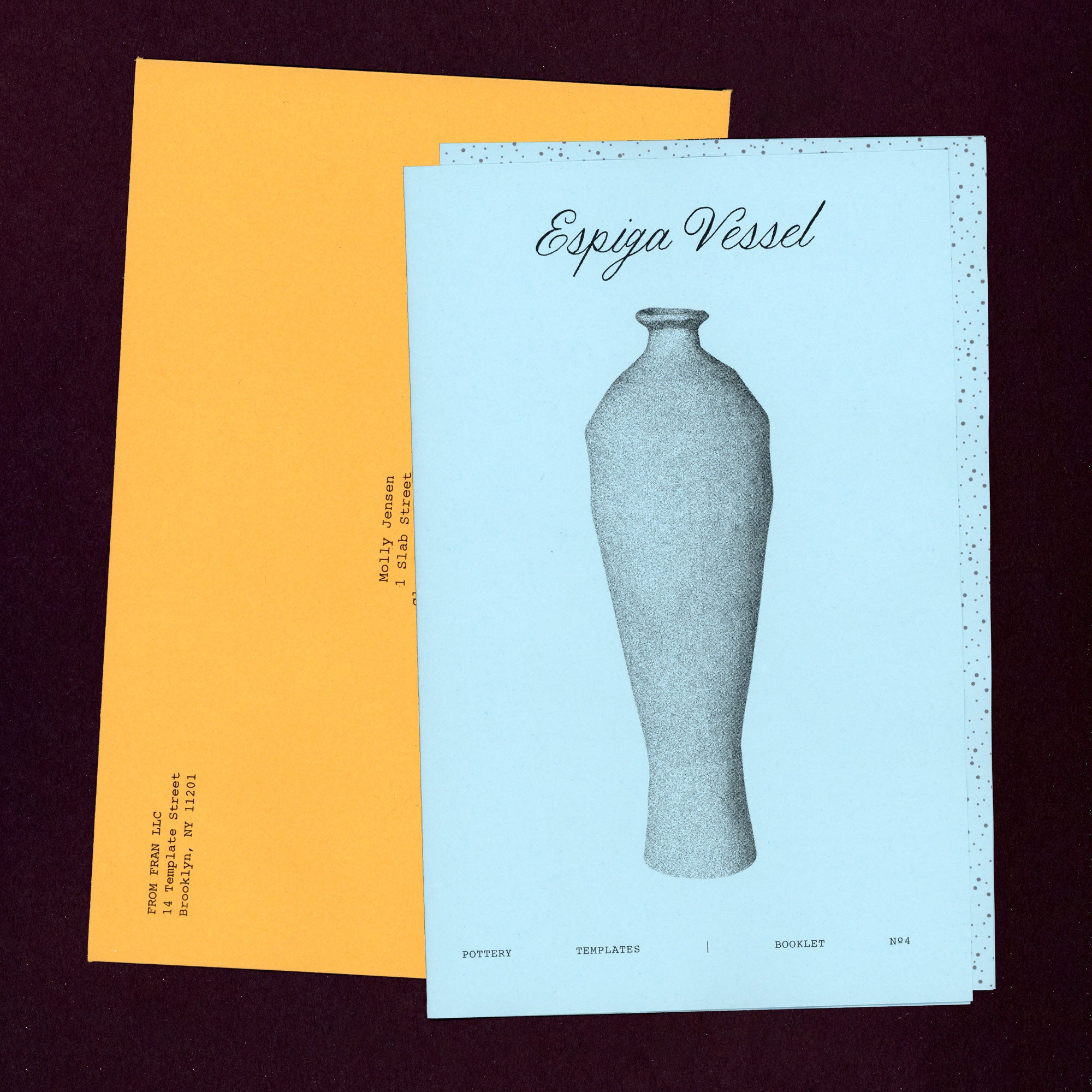Espiga Bud Vase — Booklet Nº4
