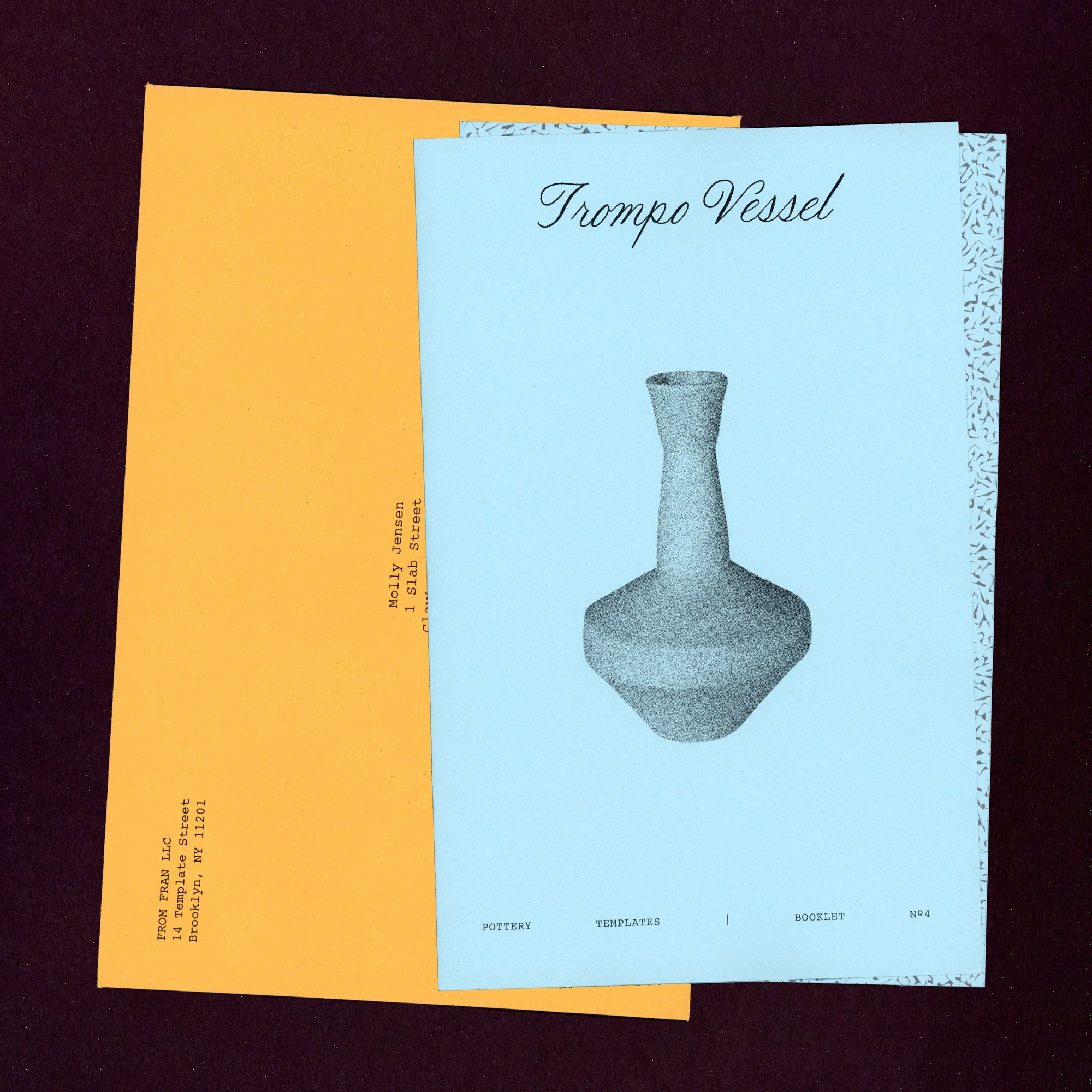 Trompo Bud Vase — Booklet Nº4
