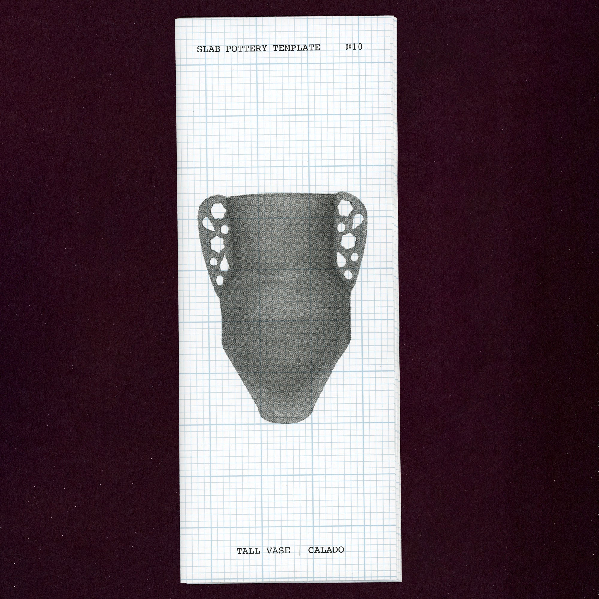 Calado Vase — Booklet Nº10