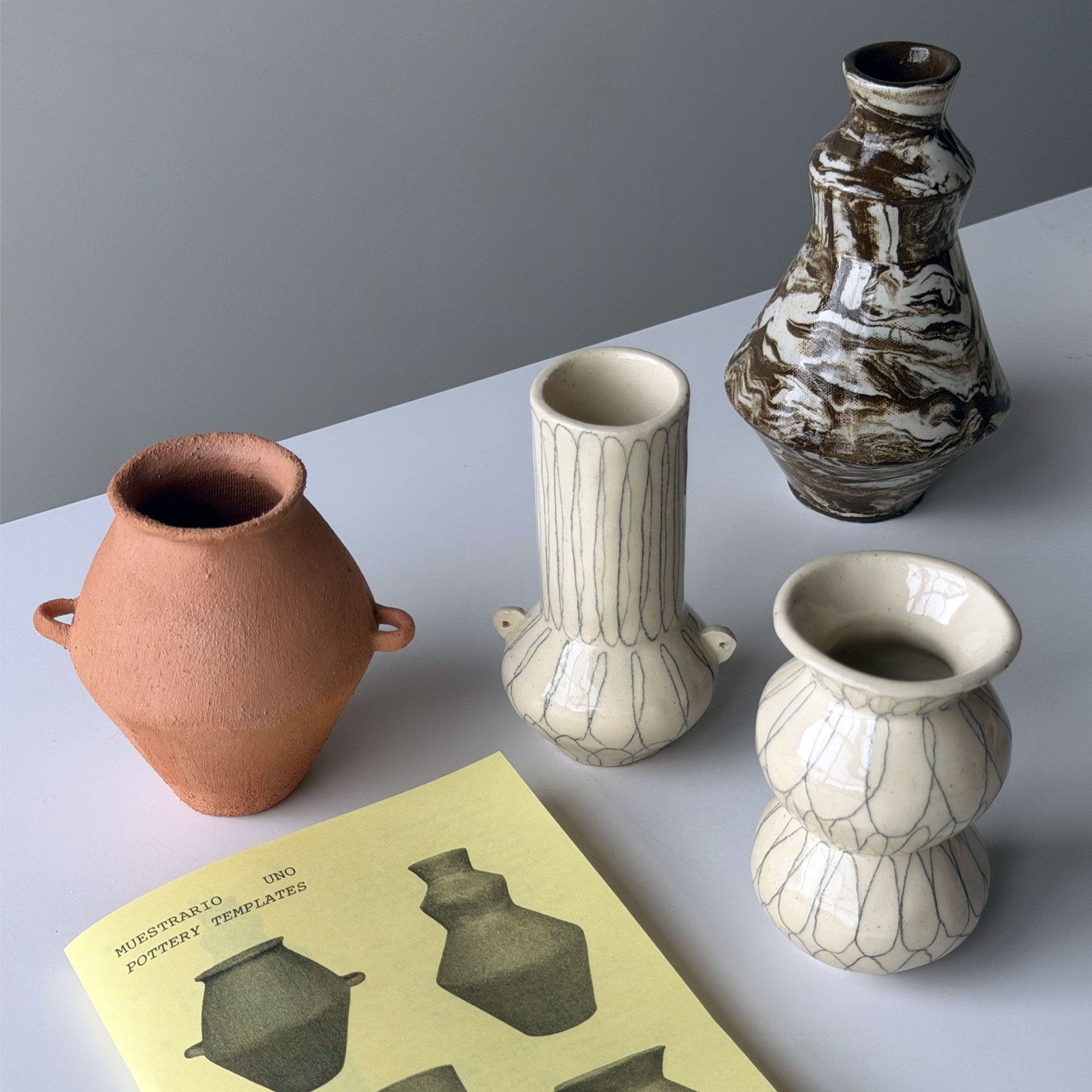 Slab Building Templates Small Vases Bundle | Printed Booklets + PDFs